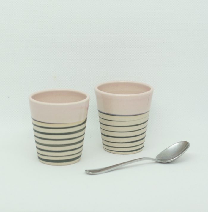 Espresso beakers - Spiral collection 6